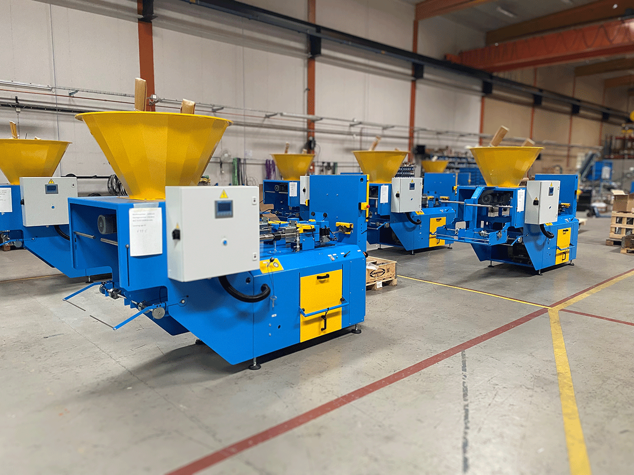 BCC FiberCell Filling machines in the work shop